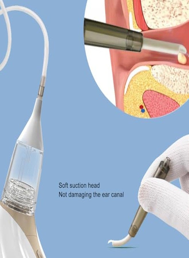 Dpofirs Ear Vacuum Strong Suction, Ear Wax Removal, Ear Vacuum Cleaner, 3 Suction Levels Low Noise Rechargeable Detachable Ear Wax Removal Kit - Image 3